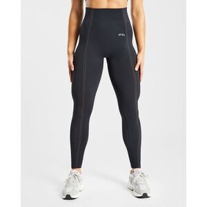 AYBL Reflex Seamless Leggings Black Compression Contour High Waist Size Small